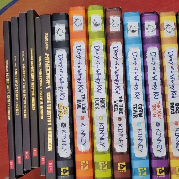 diary of a wimpy kid and minecraft books lot bundle - Picture 4 of 6